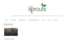 Desktop Screenshot of lasprouts.org